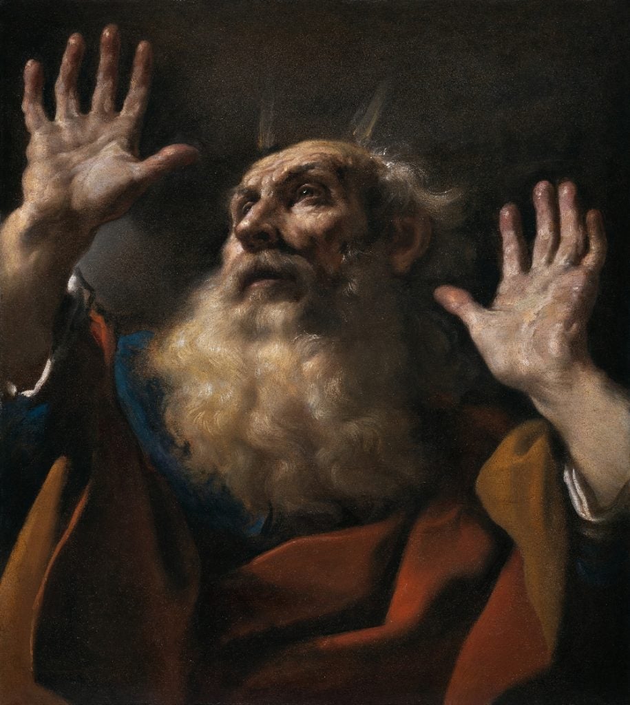 Giovanni Francesco Barbieri, also called Il Guercino, Moses. Photo courtesy Moretti Fine Art.