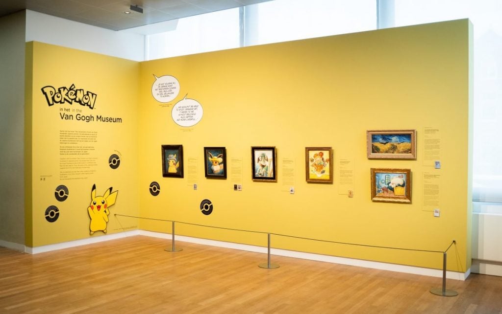"Pokémon at the Van Gogh Museum" the Van Gogh Museum. Photo courtesy of the Van Gogh Museum, Amsterdam. 