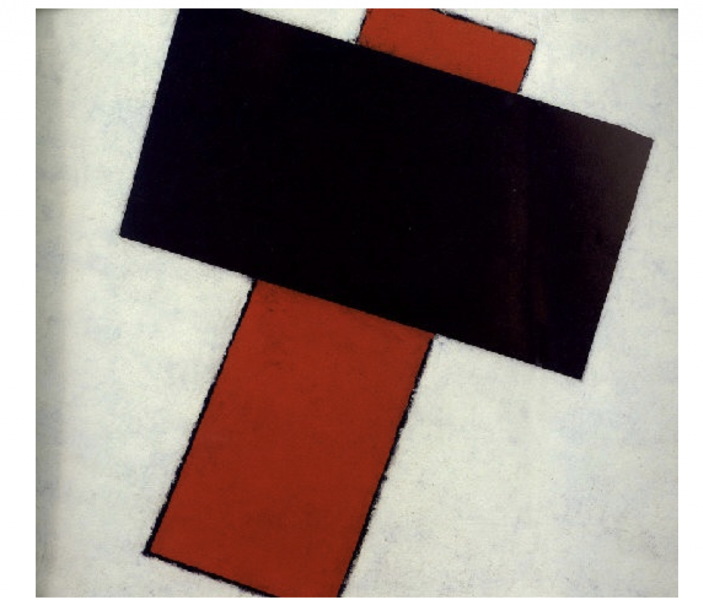 Kazimir Malevich, Suprematist Composition (1919-20). Courtesy of Artnet Price Database.
