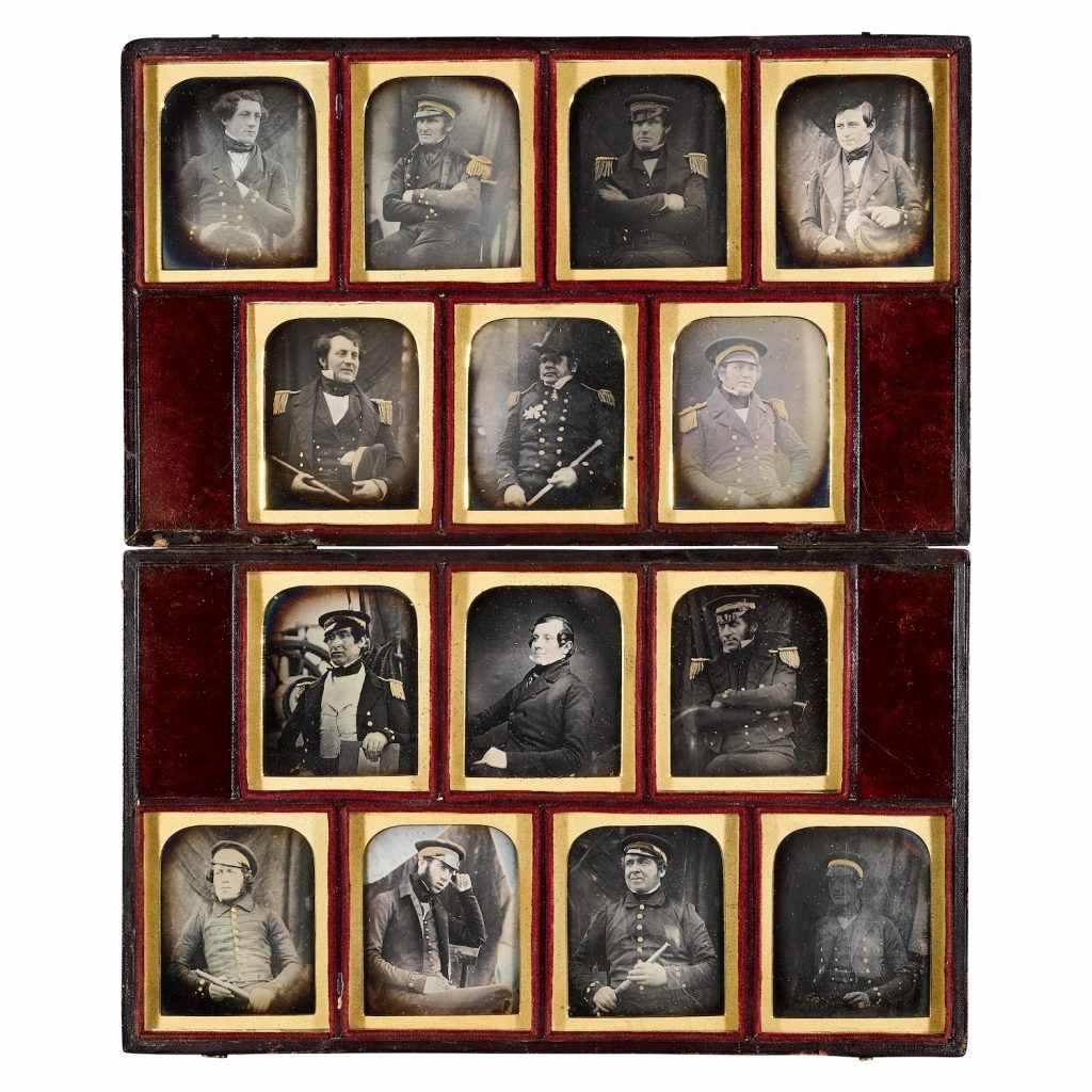 Pre-eminent set of daguerreotypes of Franklin's lost expedition to the Northwest passage. Image courtesy Sotheby's.