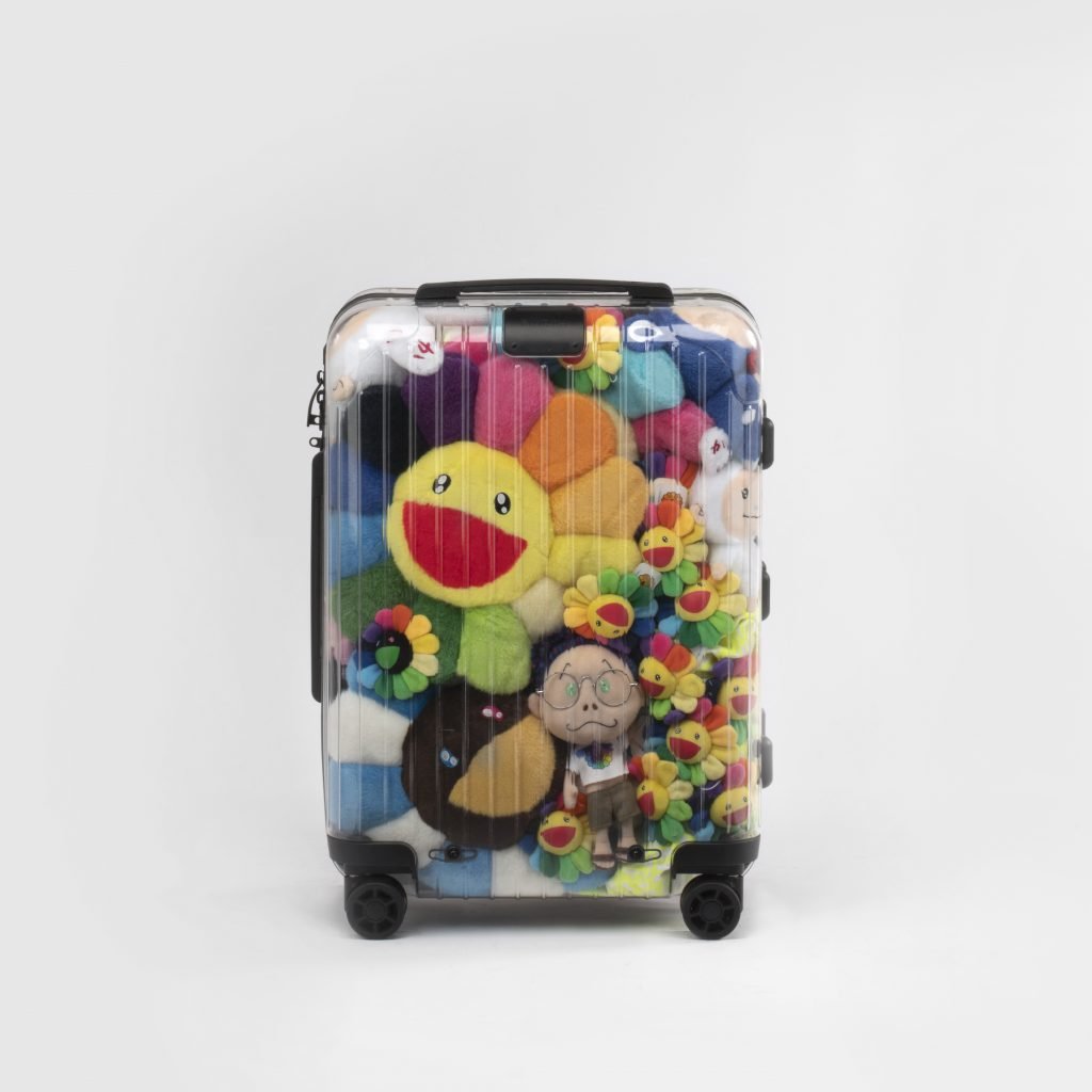 Takashi Murakami's personalized suitcase. Courtesy of Rimowa.