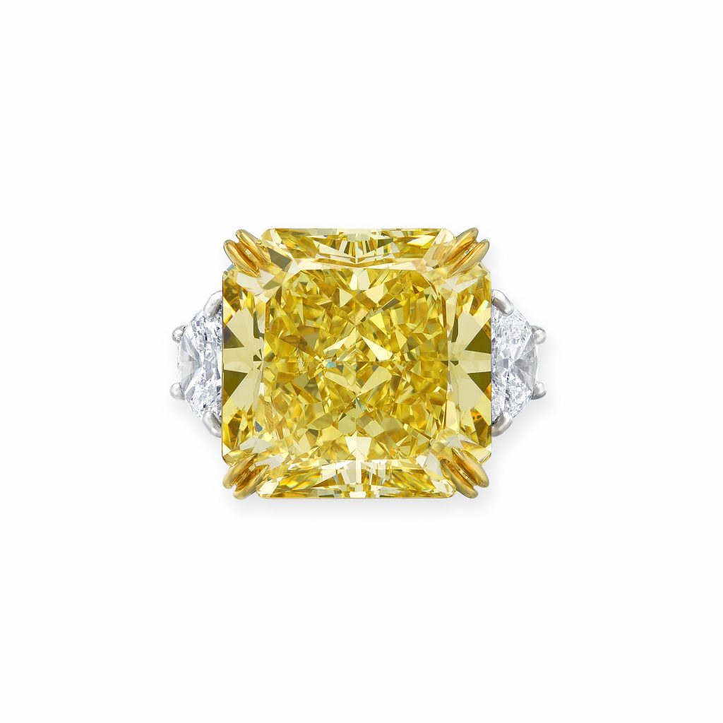 Bulgari, Colored Diamond and Diamond Ring. Courtesy of Christie's Images, Ltd.