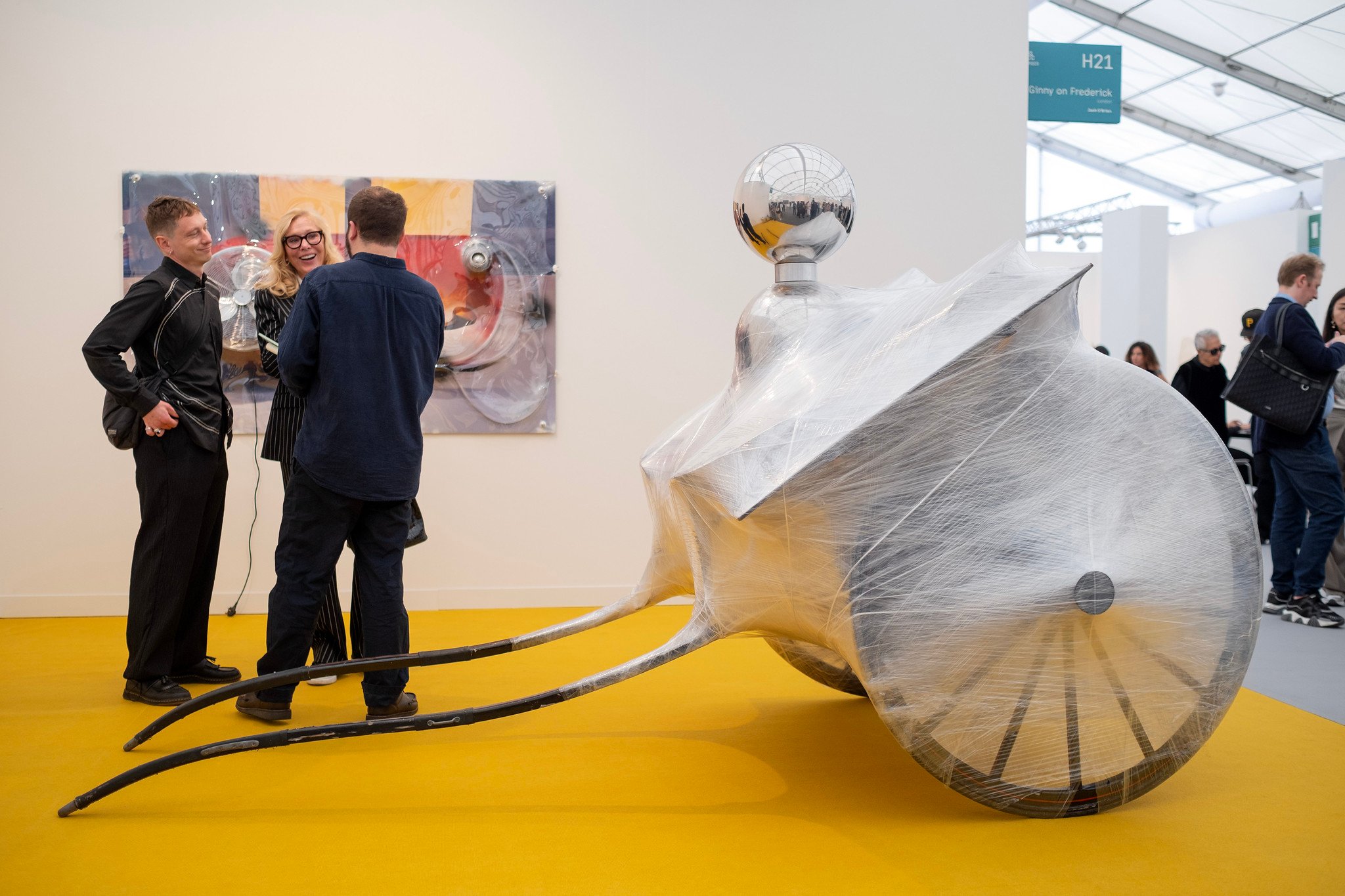 5 Highlights From Frieze London 2023, From a ShrinkWrapped Carriage to