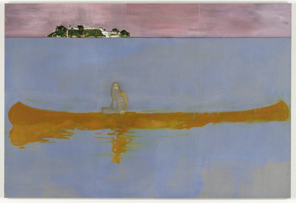 Peter Doig, <i>100 Years Ago</i> (2000). Private Collection© Peter Doig. All Rights Reserved, DACS/ ADAGP, Paris, 2023