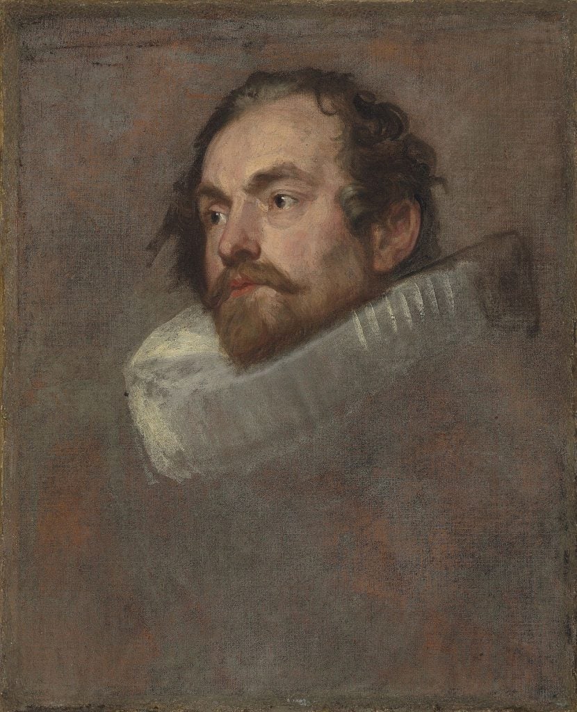 Anthony van Dyck, preparatory sketch for The Magistrates of Brussels (ca. 1634). Courtesy of Christie's London.