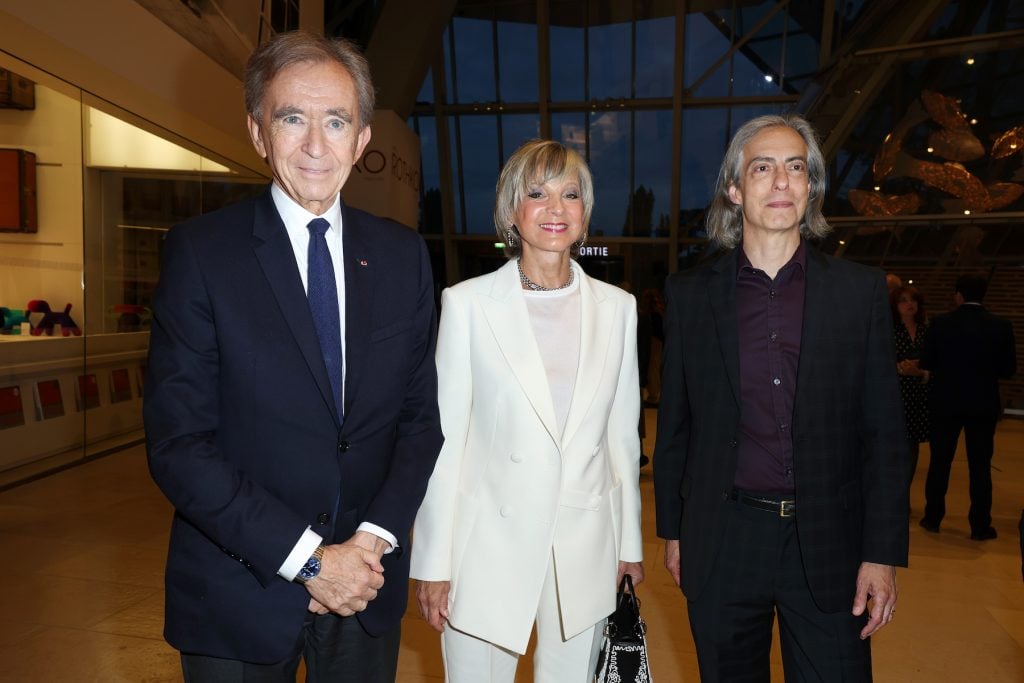 Bernard Arnault, Hélène Mercier-Arnault and Christopher Rothko