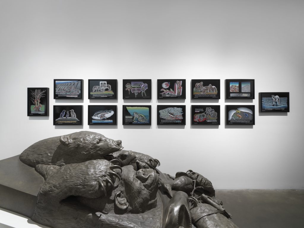 “Judy Chicago: Herstory,” 2023. Exhibition view: New Museum, New York. Courtesy New Museum. Photo: Dario Lasagni