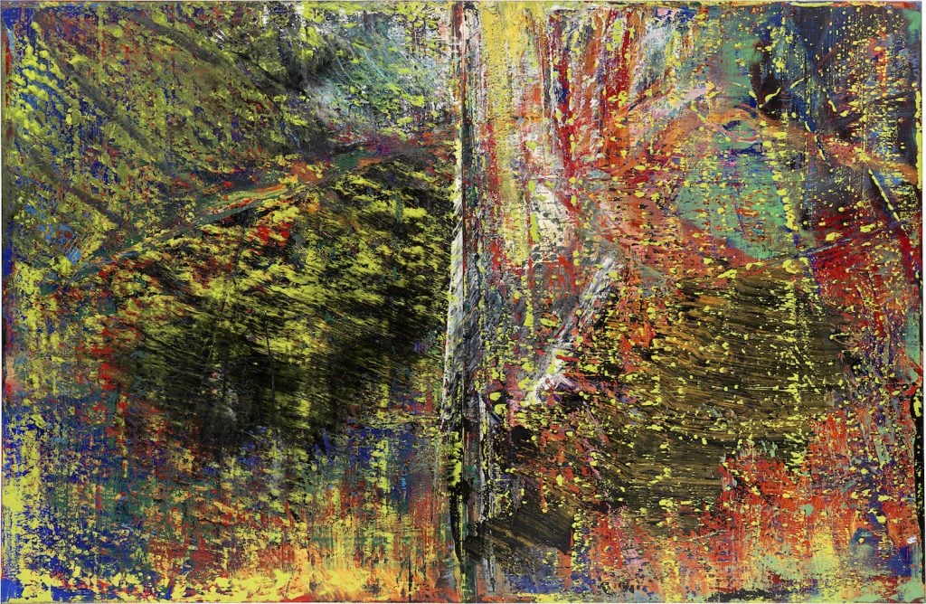 Gerhard Richter, Abstraktes Bild, (1987). Image courtesy Phillips.