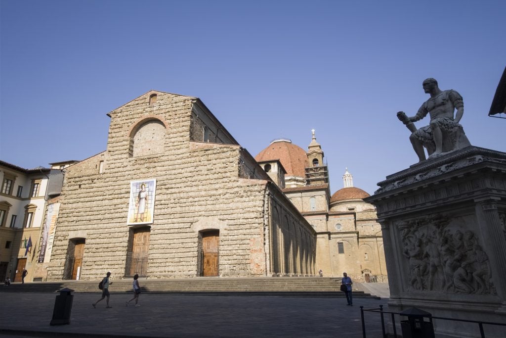 The Basilica of San Lorenzo in Florence. Photo by Benard E/Andia/Universal Images Group via Getty Images.