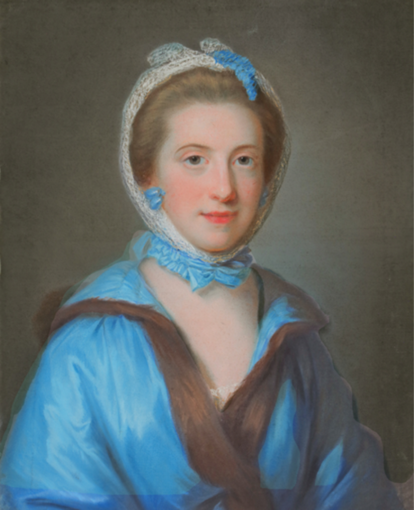 Katherine Read, Portrait of a Woman (ca. 1765). Collection of the Museum of Fine Arts, St. Petersburg, gift of Mr. and Mrs. Arthur Ross.