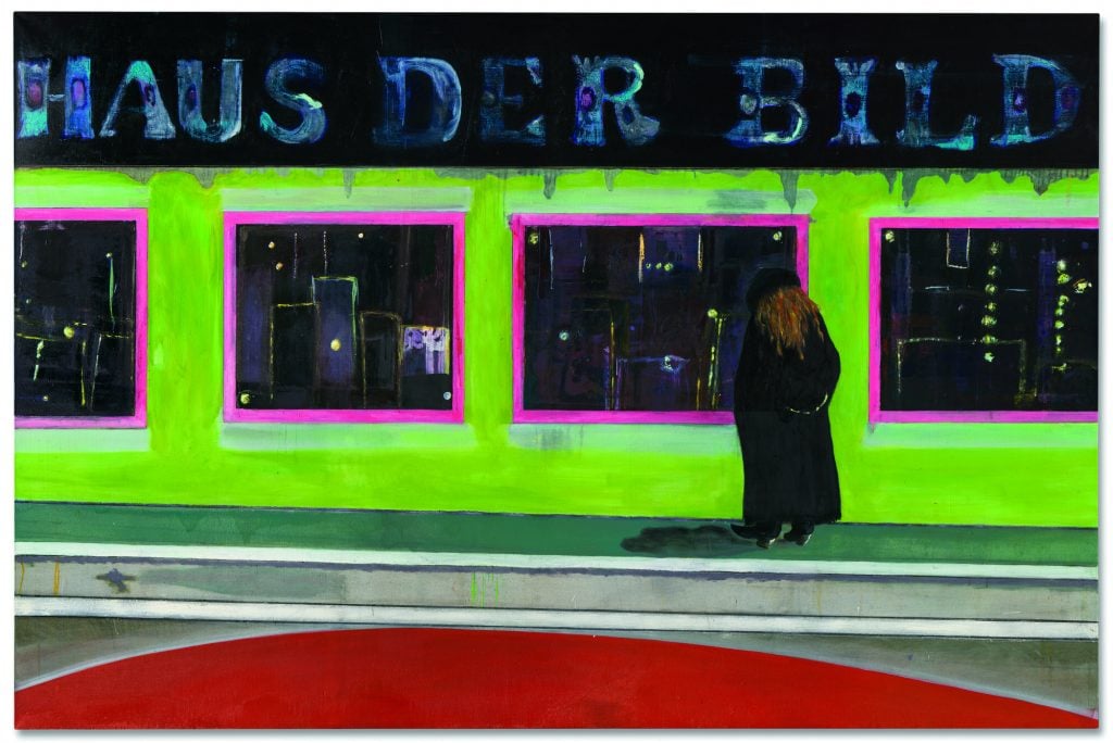 Peter Doig, House of Pictures (Haus der Bilder) (2000-2002). Estimate: GBP 5,000,000 – GBP 7,000,000. Image courtesy Christie's Images Limited 2023.