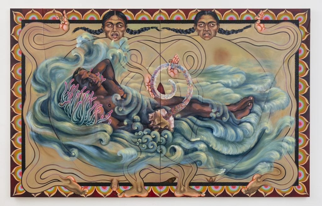Sahana Ramakrishnan, Song of the Naga (2023). Courtesy of the artist and Friedman Gallery.