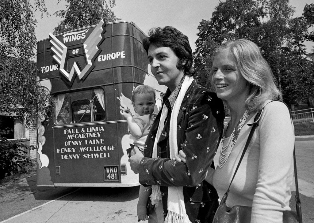 Paul McCartney Wings Tour Bus