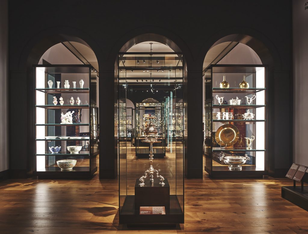 The British Galleries at The Metropolitan Museum of Art, designed by Roman and Williams Buildings and Interiors. Photography by Adrian Gaut.
