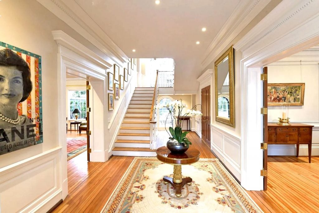 The home's entryway. Photo: Sean Shanahan. Courtesy of Sotheby's International Realty.