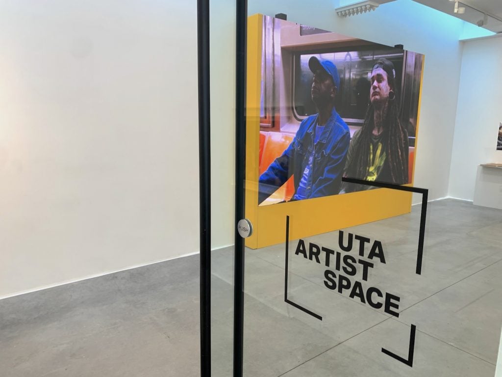 Entrance to "Underground" at UTA Artist Space 