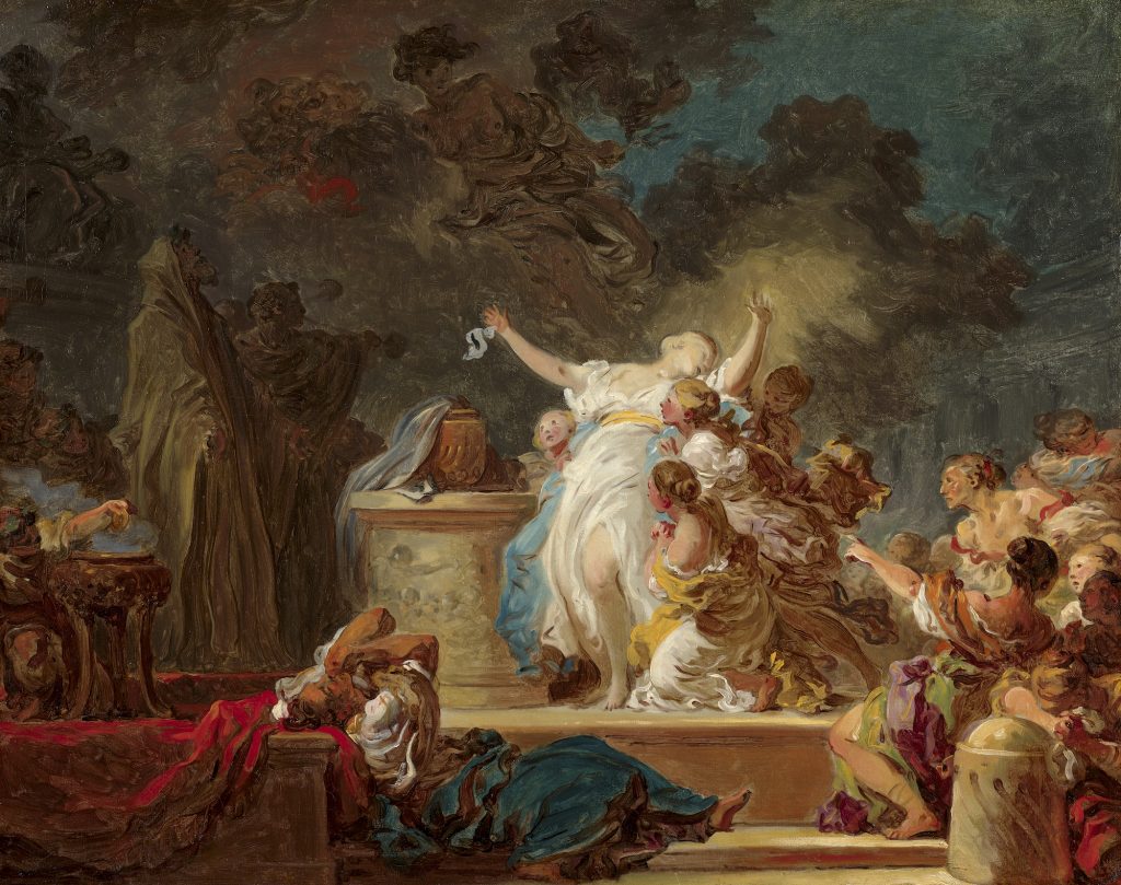 Jean-Honoré Fragonard, <i>The Sacrifice to the Minotaur</i> (circa 1765). ©Artcurial