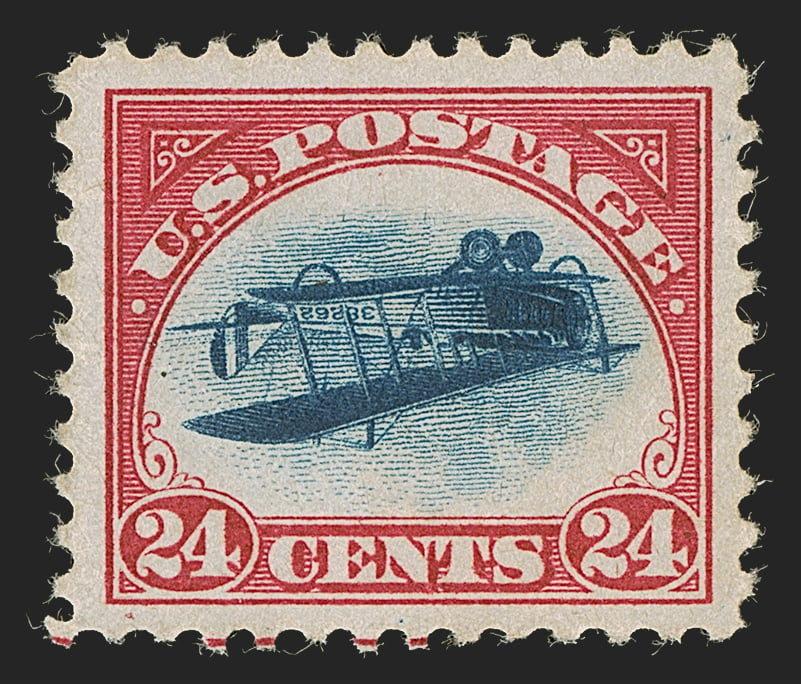 A Rare 'Inverted Jenny' Stamp Sold for a Record-Breaking $2 Million at  Auction
