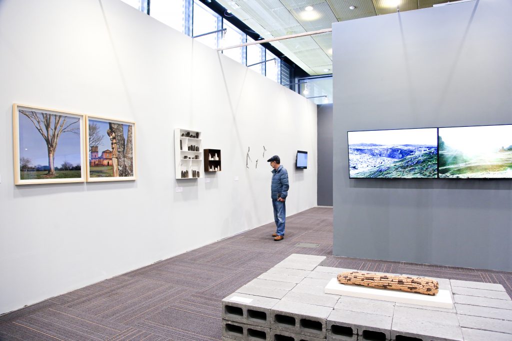 An installation view of Artbo's "Referentes" section. Courtesy of Artbo. 