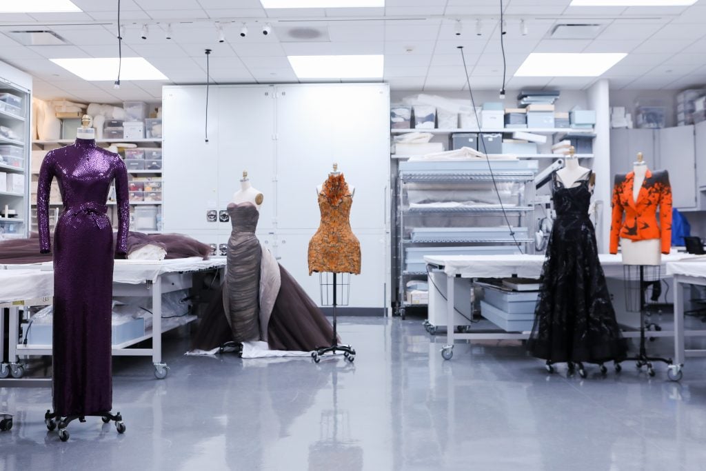 The Costume Institute Conservation Lab in the Anna Wintour Costume Center. Photo courtesy of the Metropolitan Museum of Art, BFA.com/Hippolyte Petit.