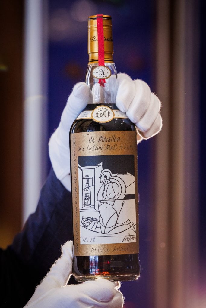 Macallan Adami 1926. Photo by Tristan Fewings / Getty Images for Sotheby's.