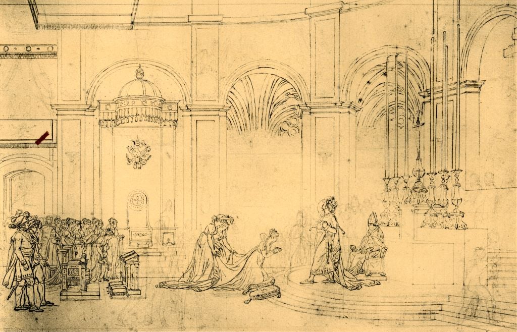 Ridley Scott Recreated Jacques-Louis David's 'Coronation of