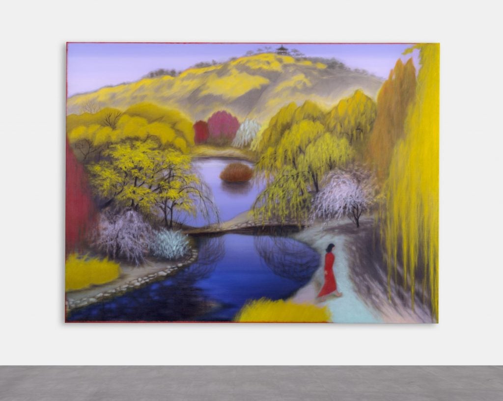 Guimi You, Yellow Forest (2023). Courtesy of the artist and Make Room LA.