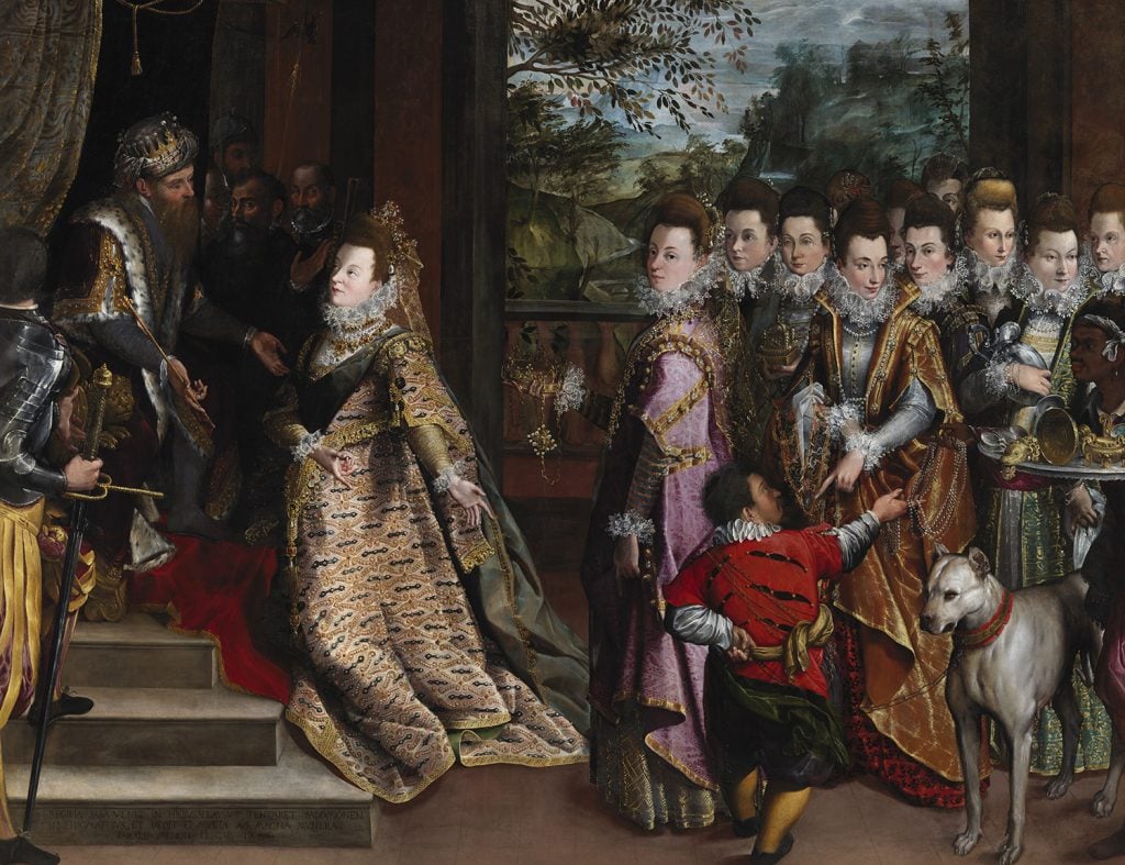 Lavinia Fontana, The Visit of the Queen of Sheba to King Solomon (1599). Collection of the National Gallery of Ireland, Dublin.
