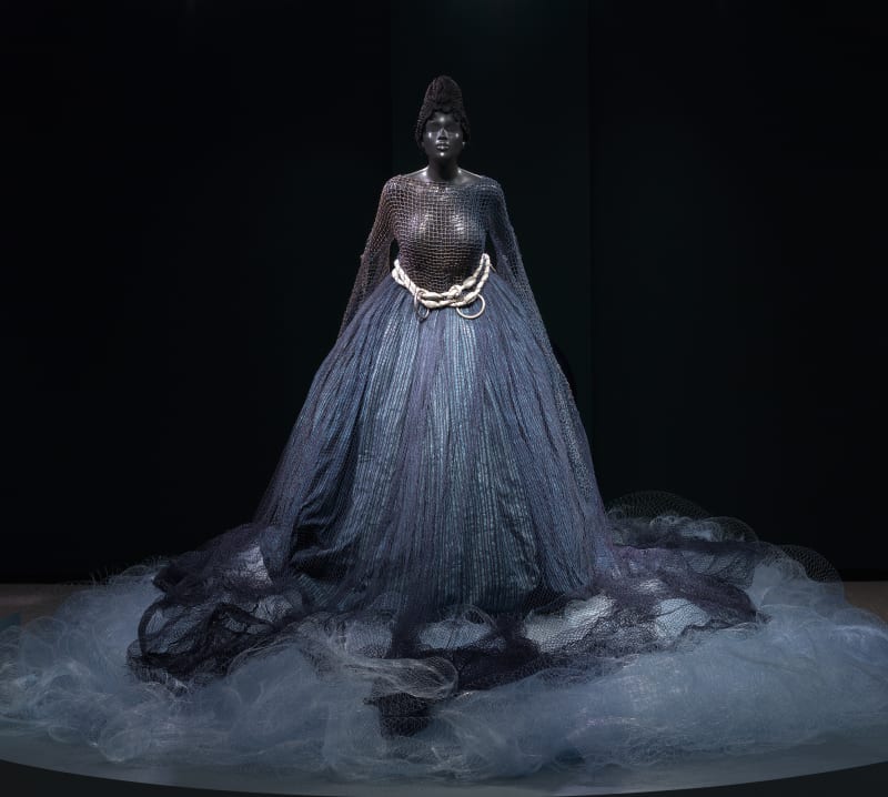 Ayana V. Jackson, <em>Catch a Wave</em> in "From the Deep: In the Wake of Drexciya with Ayana V. Jackson" at the Smithsonian National Museum of African Art, Washington, D.C. Photo by Brad Simps, courtesy of the Smithsonian National Museum of African Art, Washington, D.C. 