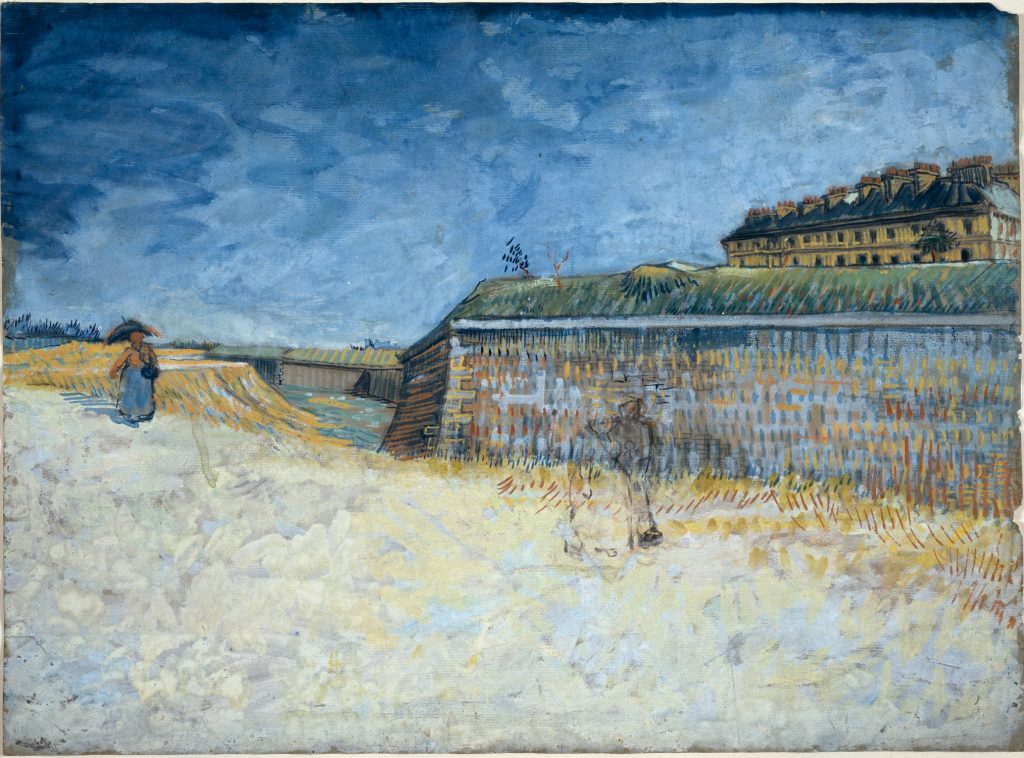 Vincent van Gogh, The Fortifications of Paris with Houses (1887).