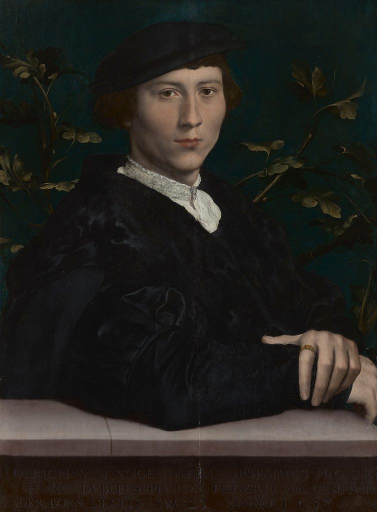 Hans Holbein, Portrait of Derich Born. Photo by Royal Collection Trust / © His Majesty King Charles III 2023.