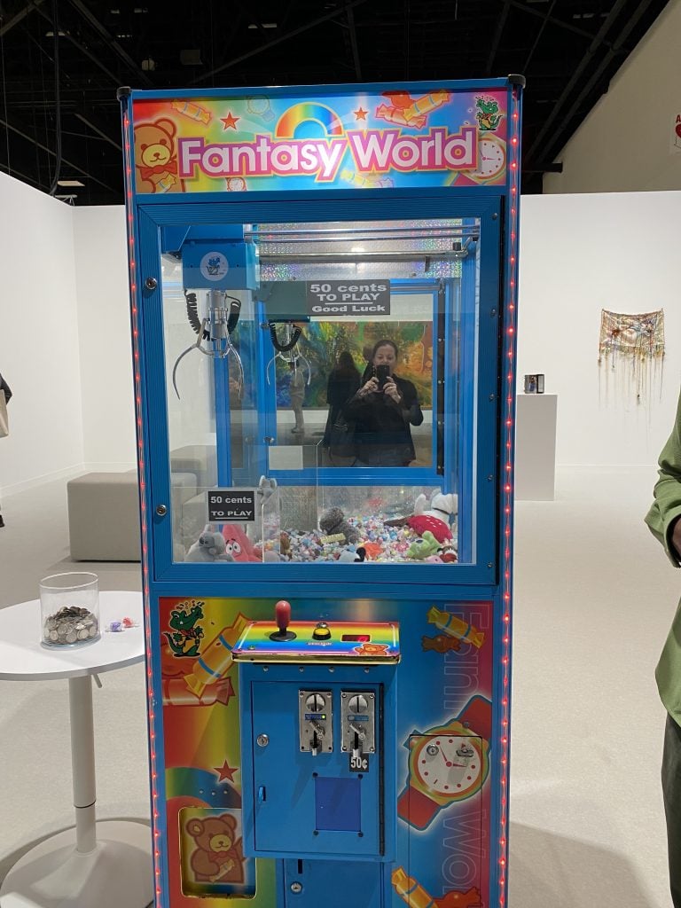 Anthony Akimbola, <i>Fantasy World</i> (2023) at Art Basel Miami Beach 2023. <br>Photo by Eileen Kinsella.