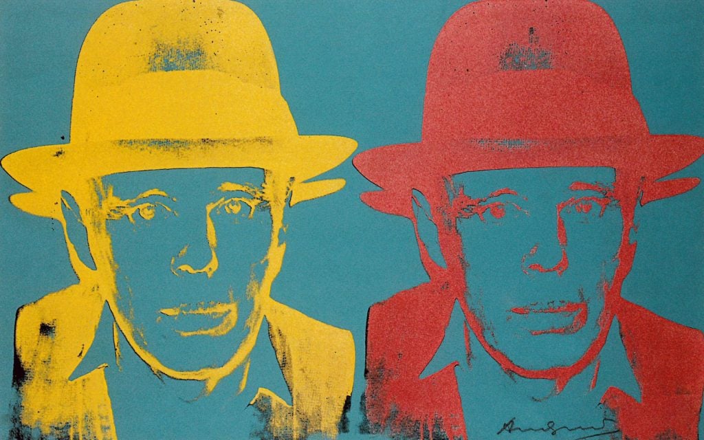 Andy Warhol, Joseph Beuys (1980-83). © The Andy Warhol Foundation for the Visual Arts, Inc. / Schellmann Art / DACS, London, 2023.