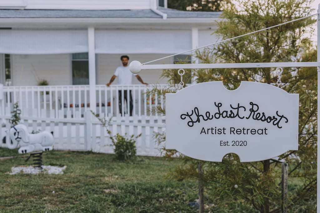 The Last Resort Artist Retreat in Baltimore. Courtesy of Schaun Champion