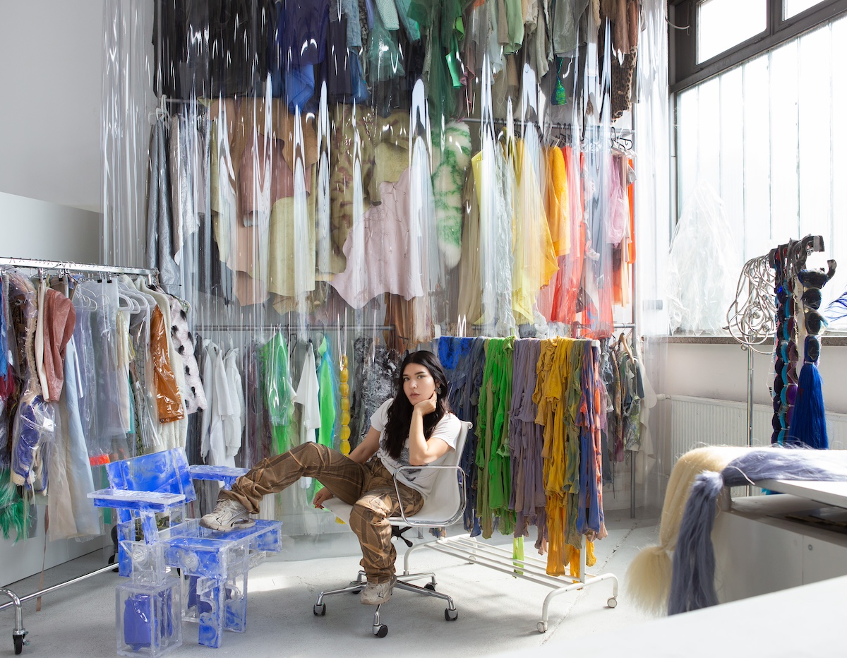 Donna Huanca. Photo: Billie Clarken. Courtesy of Peres Projects.