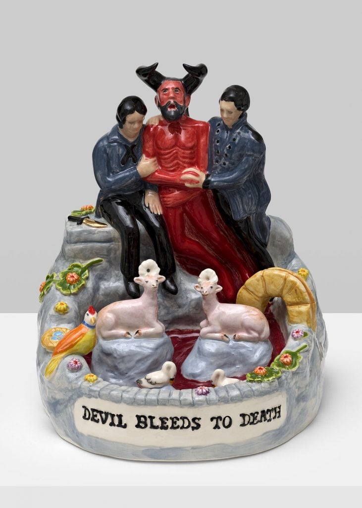 Nick Cave, Devil Bleeds to Death (2020-22). Courtesy of the Artist and Xavier Hufkens, Brussels.