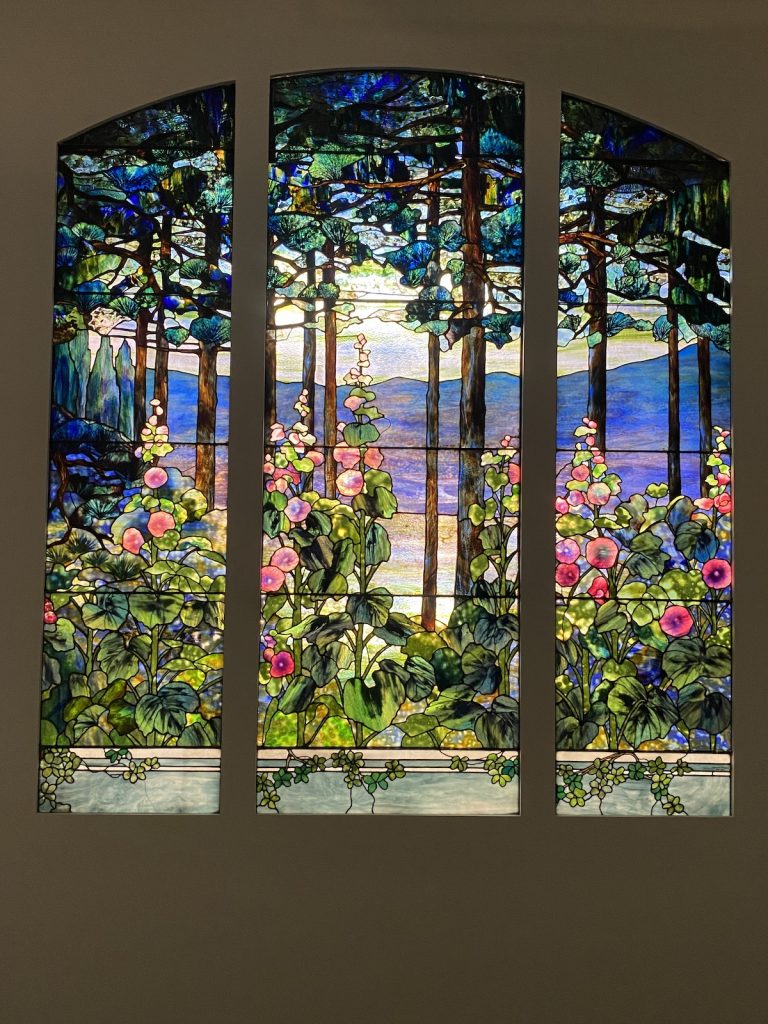 Agnes Northrop, Tiffany Garden Landscape Window: Right Panel (1912). Photo courtesy of the Metropolitan Museum of Art.