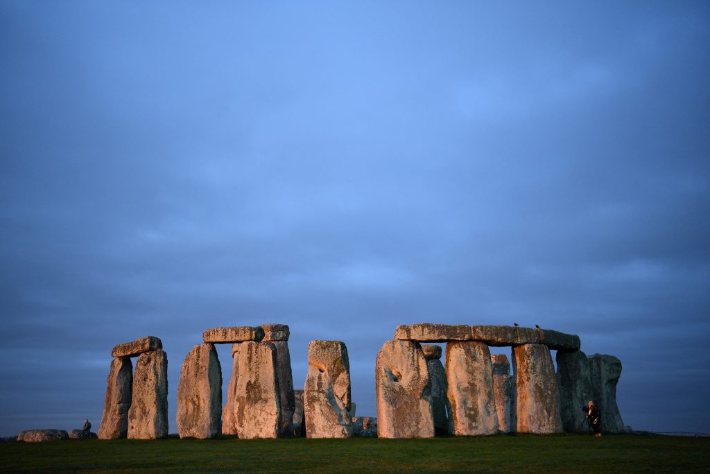 The prehistoric monument Stonehenge near Amesbury in southern England. Photo: Daniel LEAL / AFP via Getty Images.