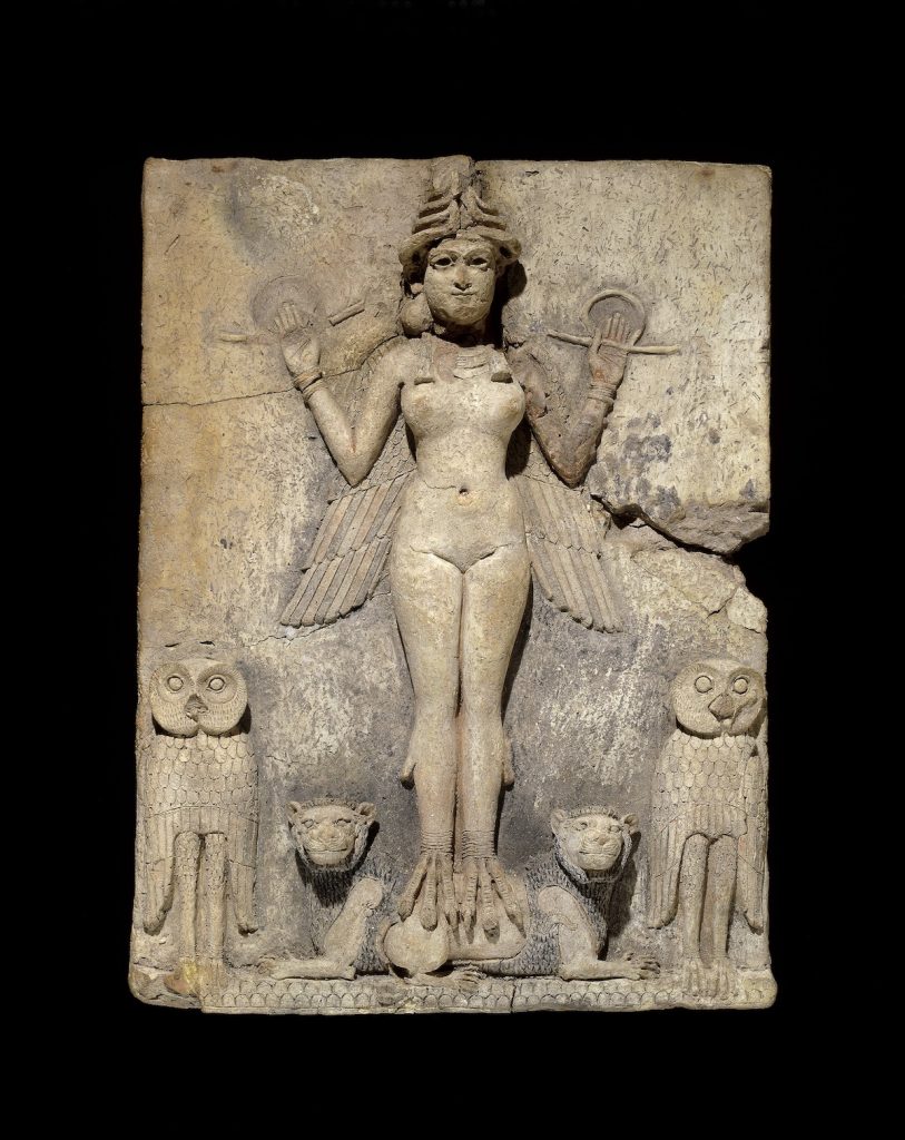 Queen of the Night, Iraq (c. 1750 B.C.E.) © The Trustees of the British Museum (2023).