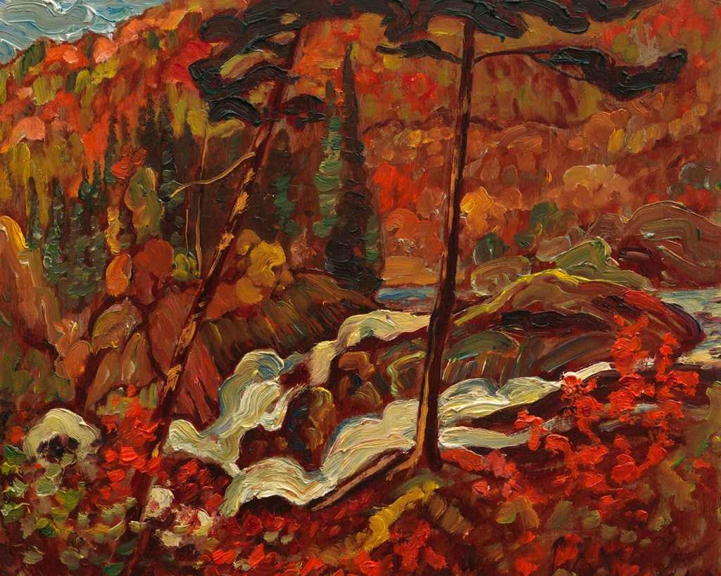 Oil sketch once misattributed to J.E.H. Macdonald