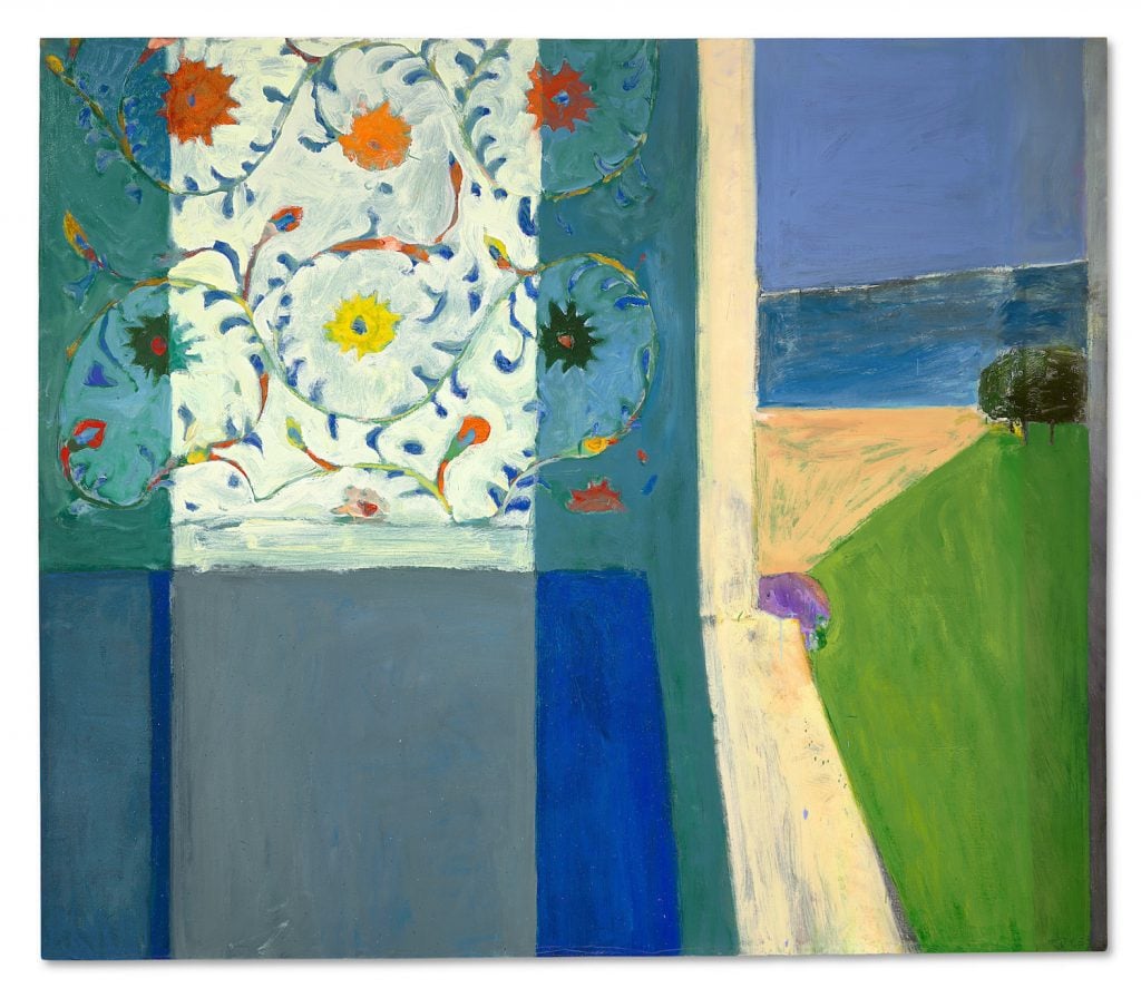 Richard Diebenkorn, Recollections of a Visit to Leningrad (1965). Image courtesy Christie's.
