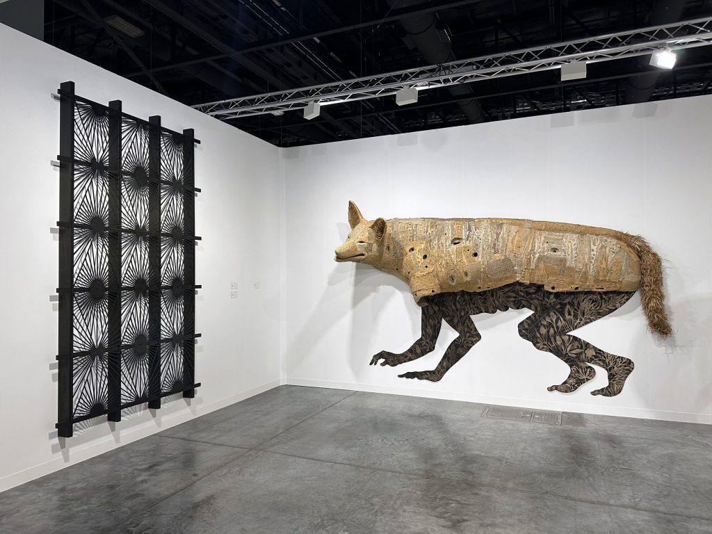 Installation view of Luis De Jesus's booth in the Nova section of Art Basel Miami Beach, 2023. Courtesy of the gallery.