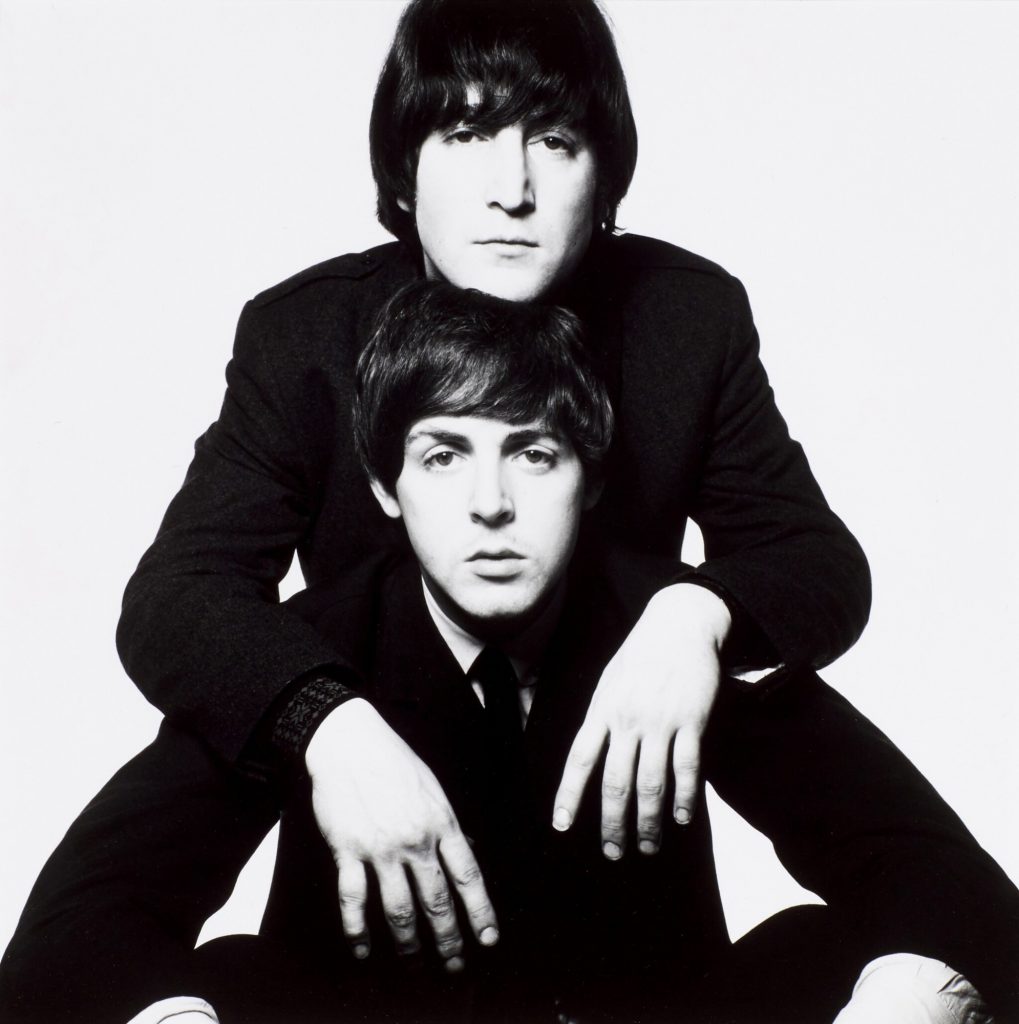 David Bailey, John Lennon & Paul McCartney, 1965 (2000). Est. $18,000–$22,000.