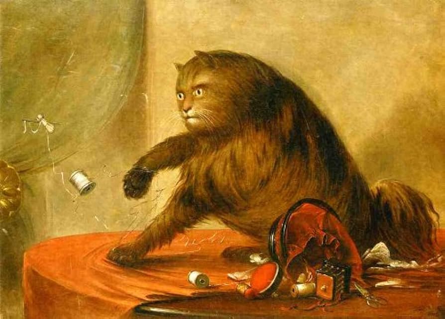 Meow No! 7 Paintings Artists a Cat Seen Probably Never Who by Have
