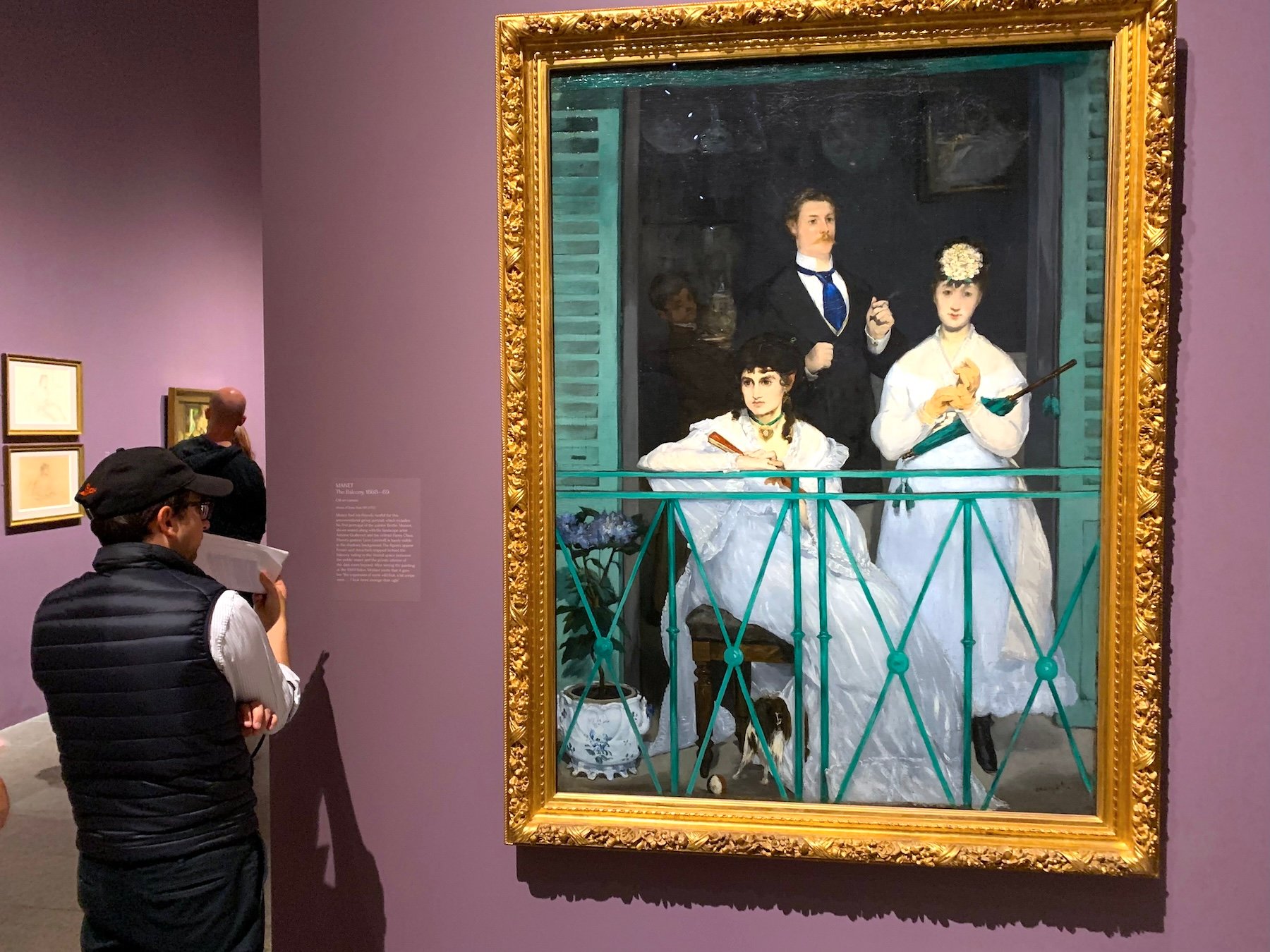 Édouard Manet’s 'The Balcony' (1868-69) at the Metropolitan Museum.