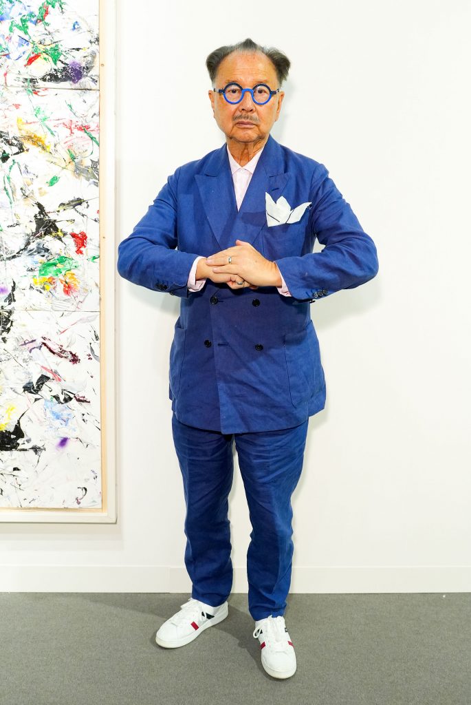 Restaurateur Michael Chow attends Art Basel Miami Beach Art Fair 2023 VIP Preview at the Miami Convention Center on December 06, 2023 in Miami, Florida.