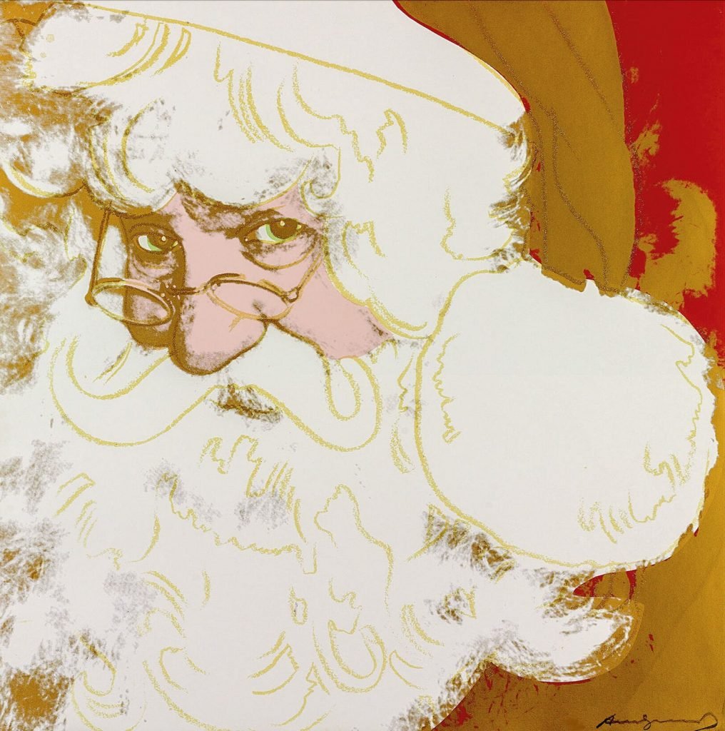 Andy Warhol, <i>Santa Claus 266</i> (1981). 