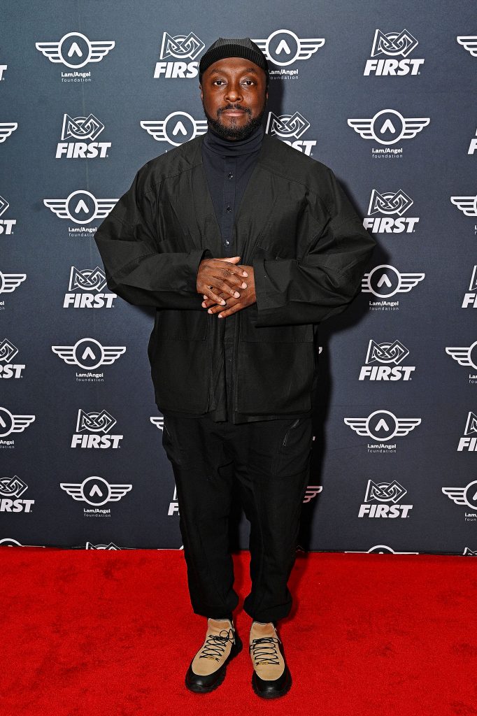 will.i.am attends a will.i.am and Dean Kamen hosted fundraising gala for FIRST® & i.am/Angel Foundation during Art Basel Miami at Loews Miami Beach Hotel on December 06, 2023 in Miami Beach, Florida. 