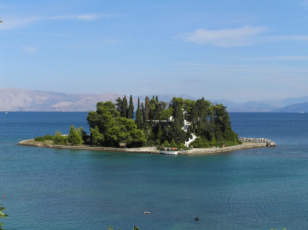 Islet of Pontikonisi, Corfu, Ionian Islands, Greece. Photo: Dimitris Pachakis.