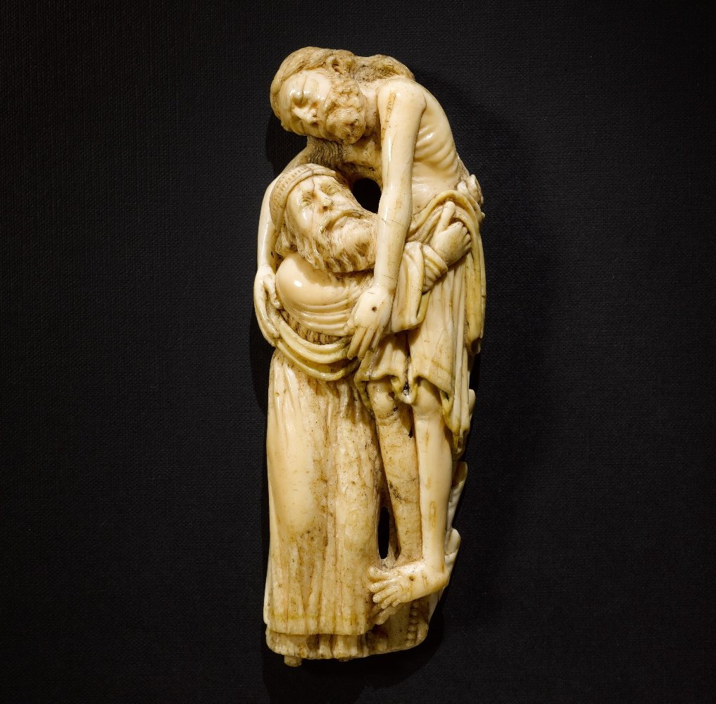 The Medieval ivory statue, Deposition from the Cross (around 1190-1200)